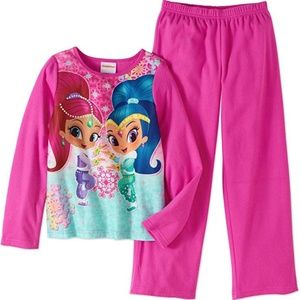 NWT- Shimmer & Shine kids 2pc Flannel Pajama Set